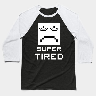 pixel face is super tired Baseball T-Shirt